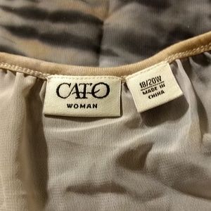 Cato Tops - Jersey and chiffon tie dye shirt Cato Tops - Jersey and chiffon tie dye shirt